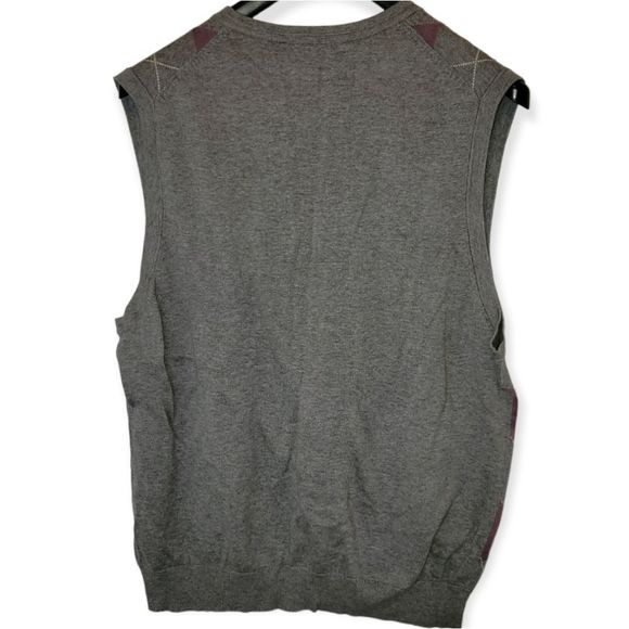 Men's Stafford Signature 100% Pima Cotton Men's Sweater Vest Size XL - Picture 2 of 3